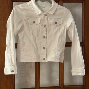 Cat & Jack Kids' Classic White Jean Jacket